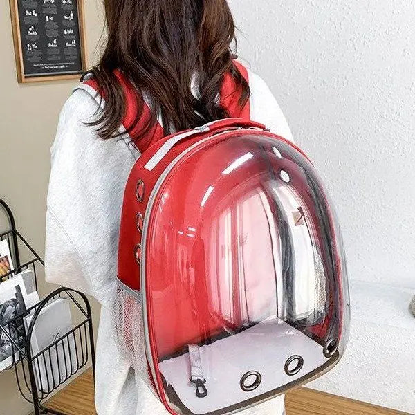 Cat Carrier Pet Supplies Cat Bag Space Capsule Backpack Going Out Portable Pet Bag Cat Transparent Backpack Dog Pack Cat