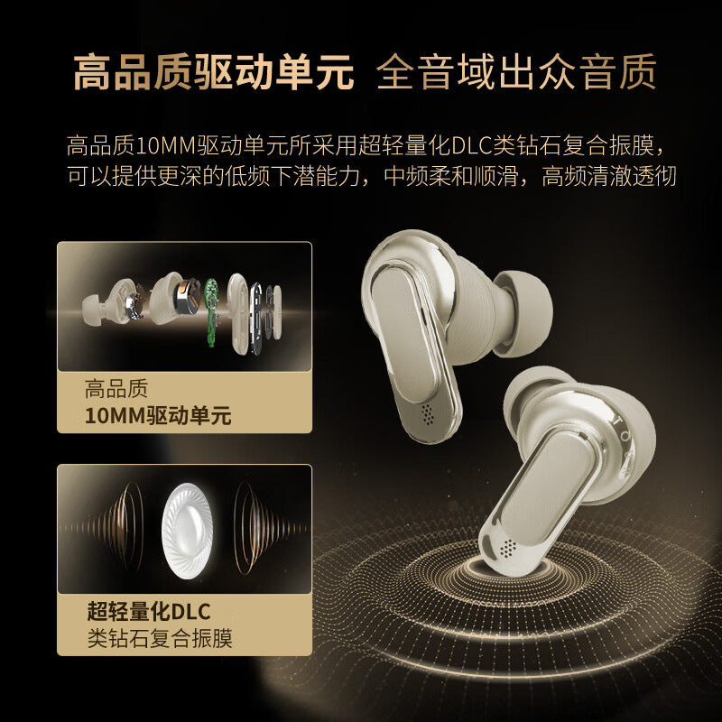 LCD Smart Screen ANC Noise Reduction Bluetooth Headset Smart Sports Waterproof And Sweatproof Ultra-long Battery Life Suitable For JBL